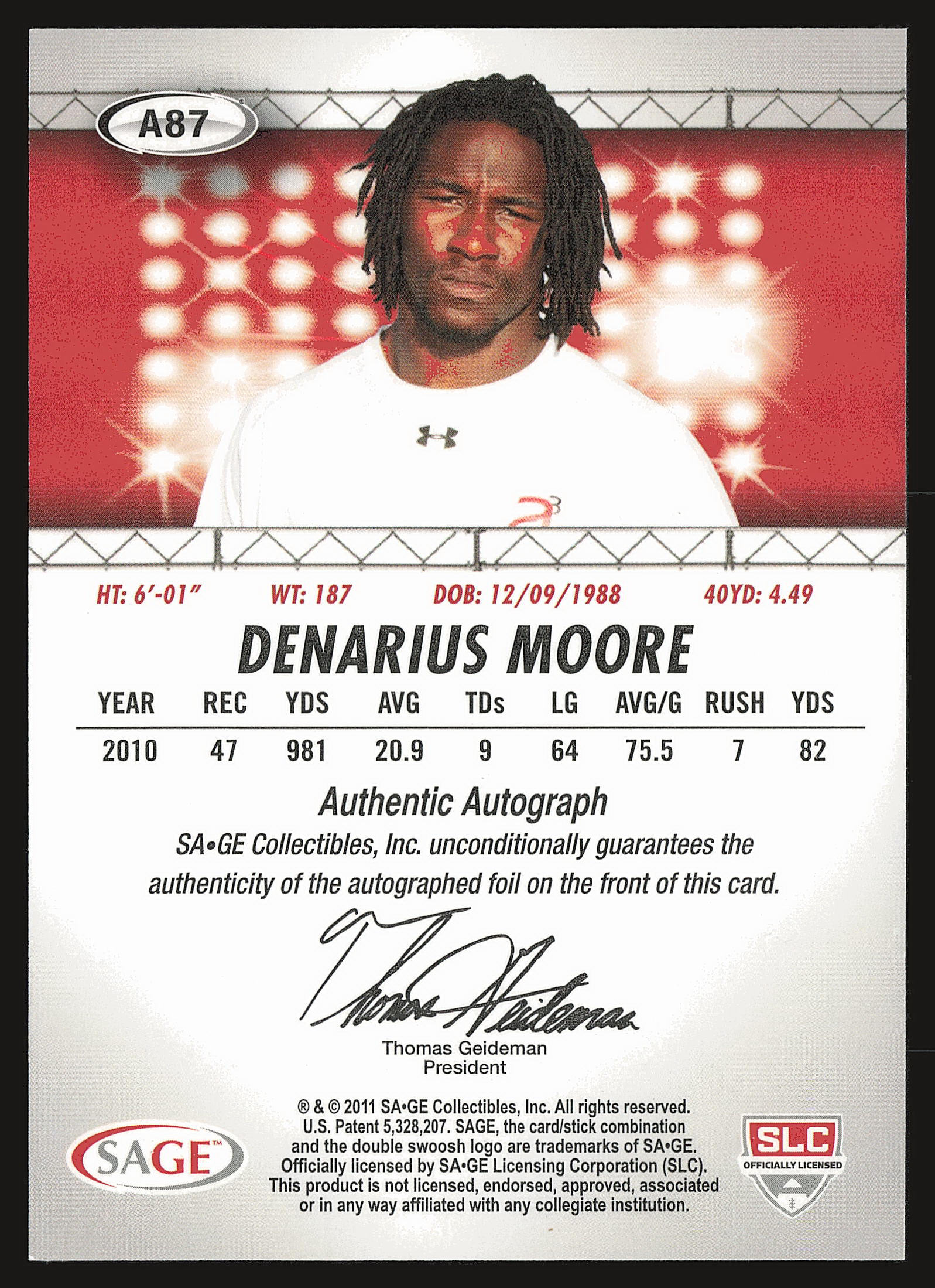 Card back