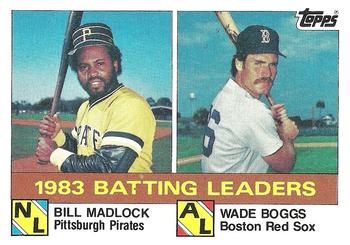 1983 Batting Leaders (Bill Madlock / Wade Boggs)