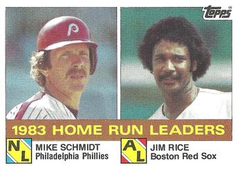1983 Home Run Leaders (Mike Schmidt / Jim Rice)
