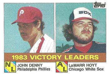 1983 Victory Leaders (John Denny / LaMarr Hoyt)