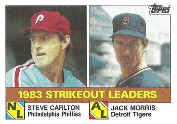 1983 Strikeout Leaders (Steve Carlton / Jack Morris)