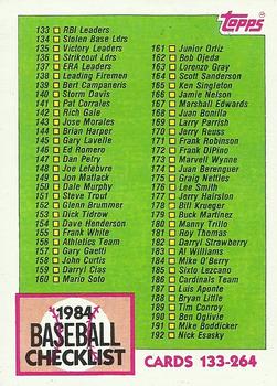 Checklist: 133-264
