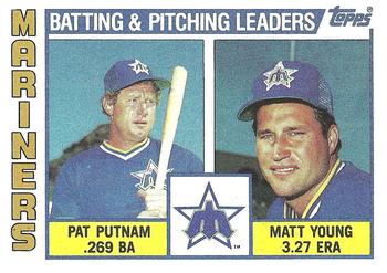 Mariners Leaders / Checklist (Pat Putnam / Matt Young)