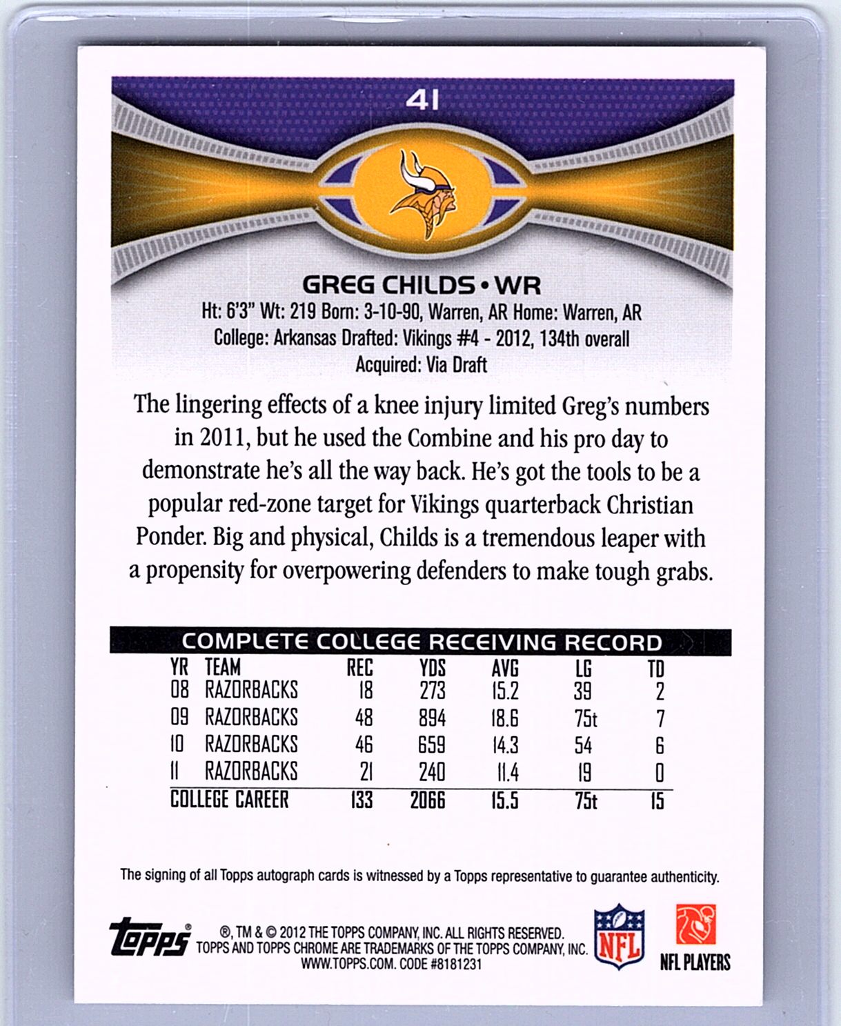 Card back