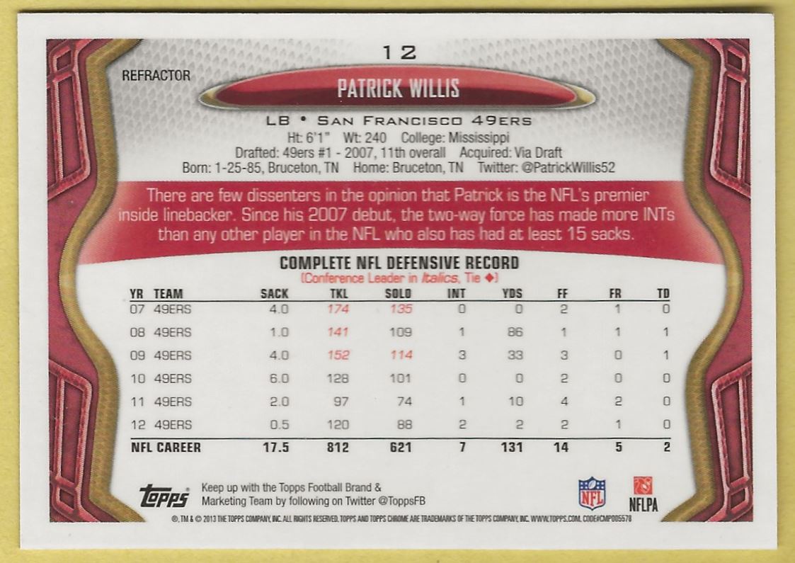 Card back