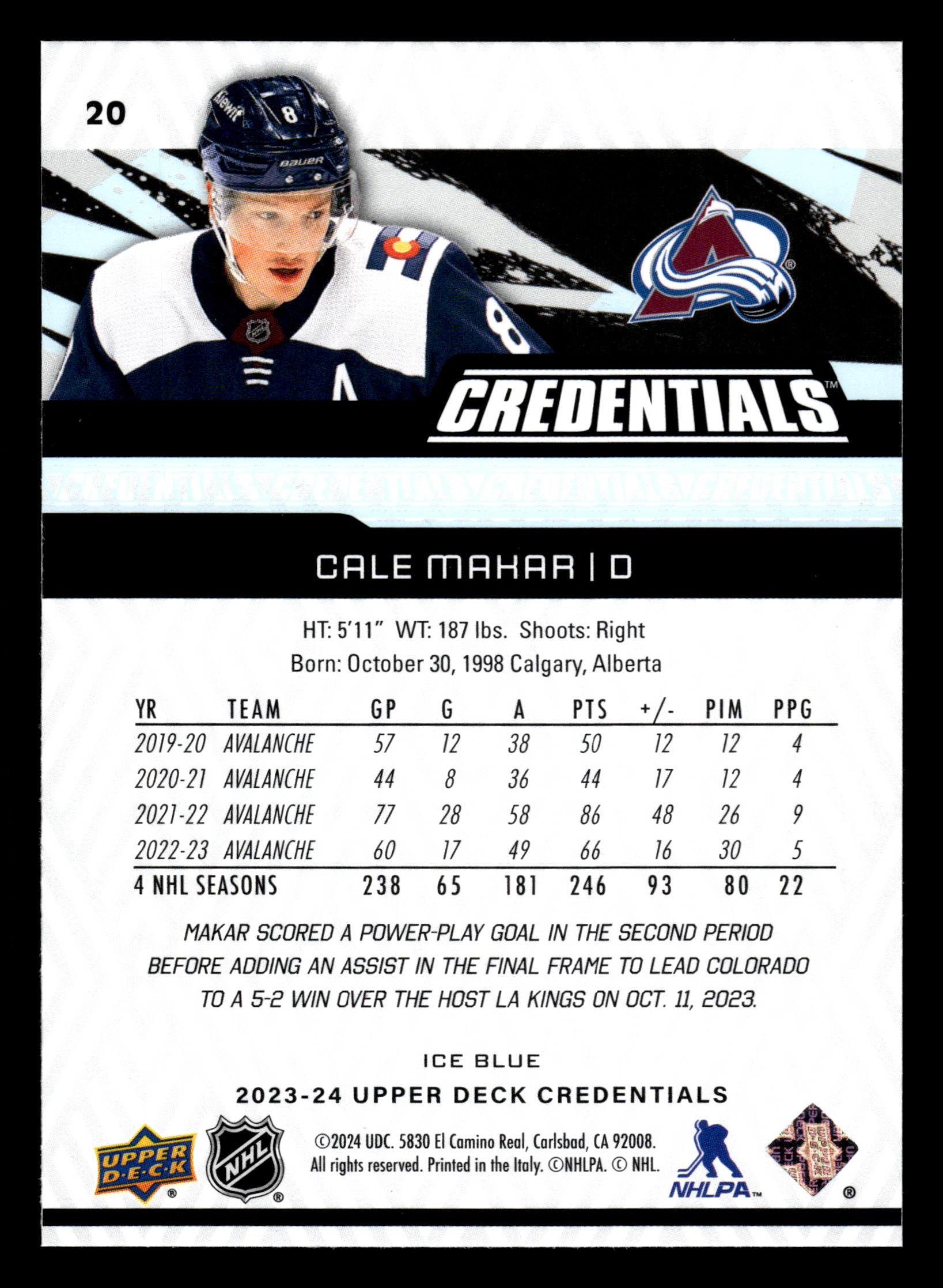 Card back