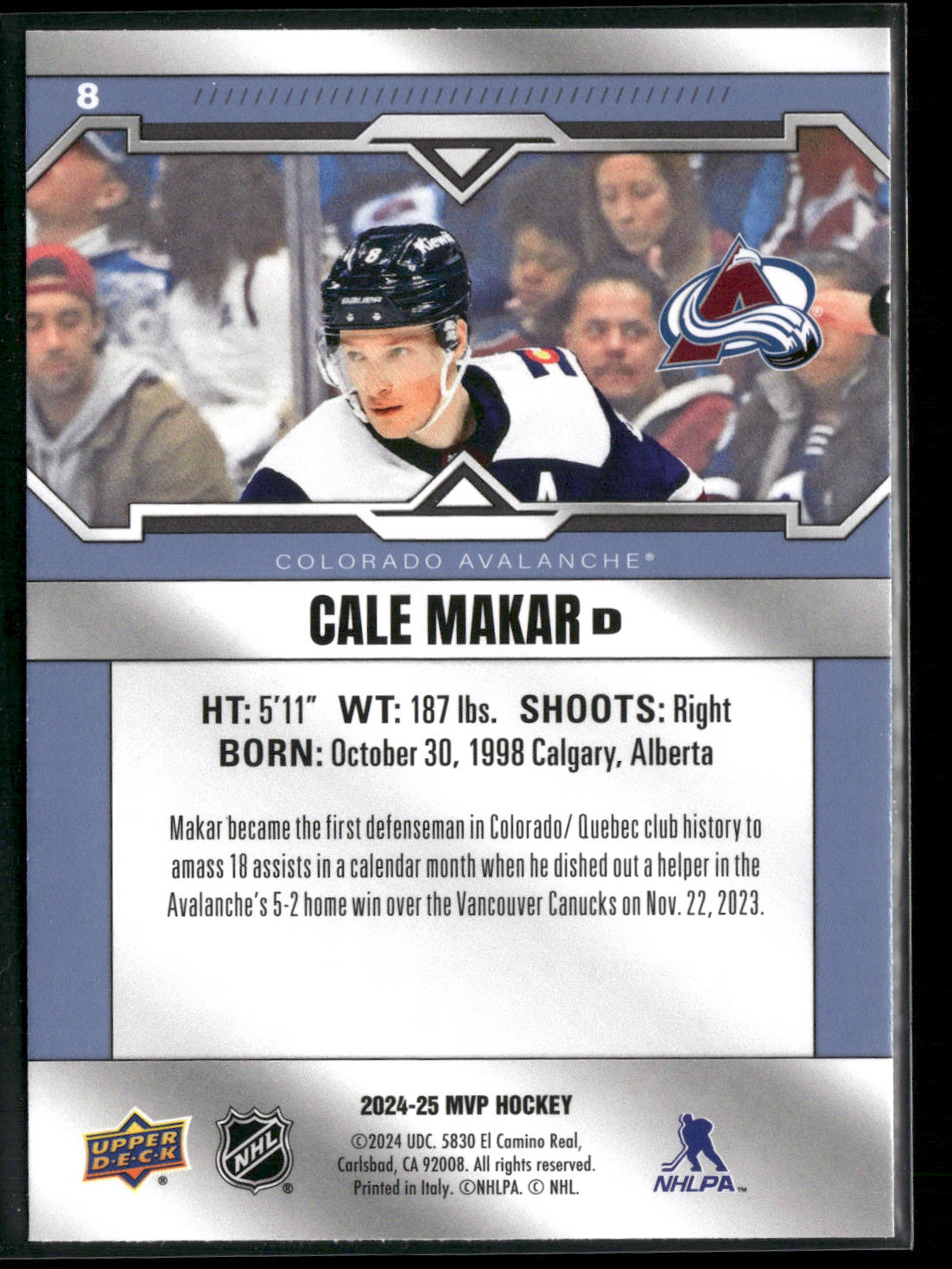 Card back