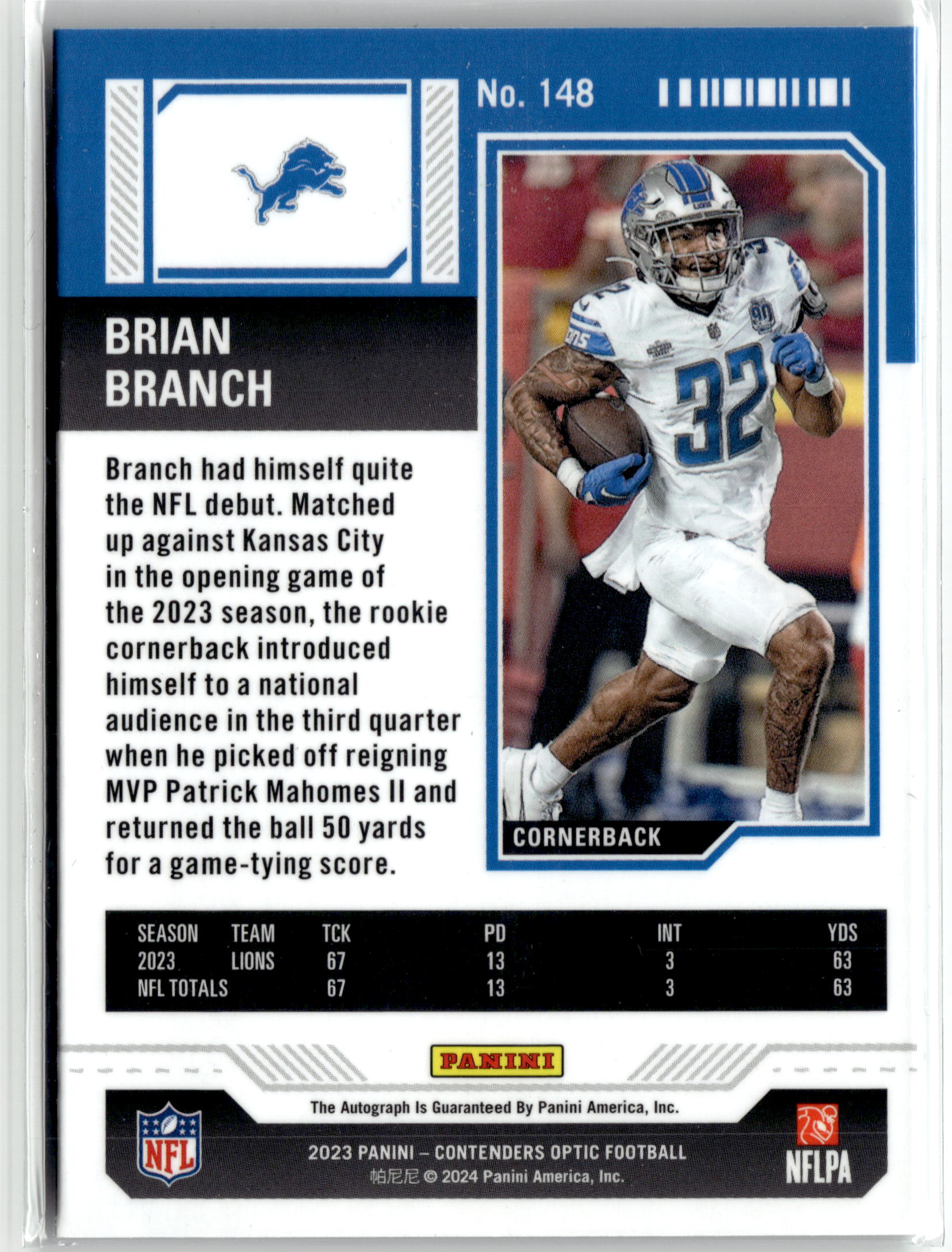 Card back