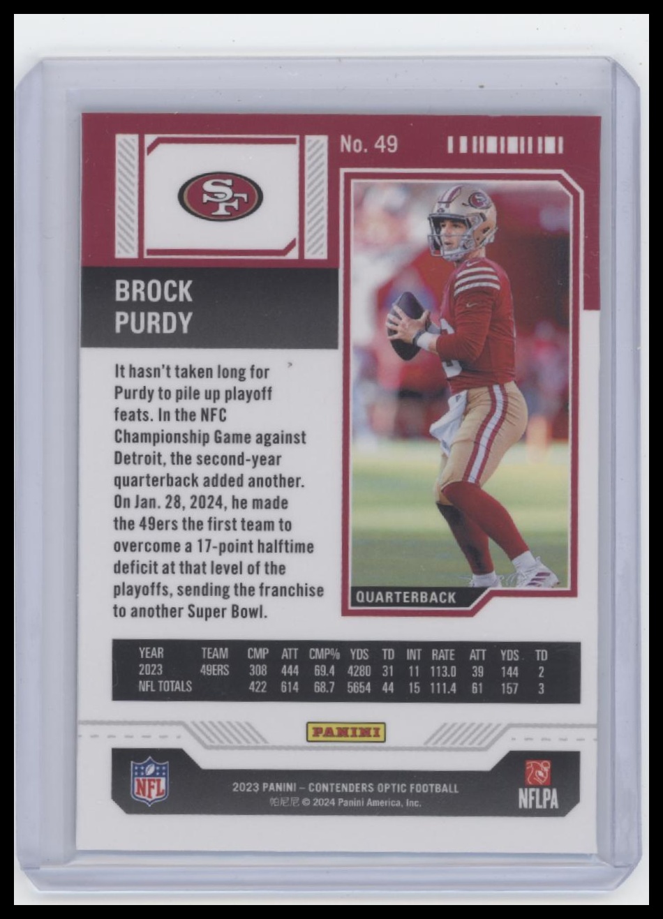 Card back