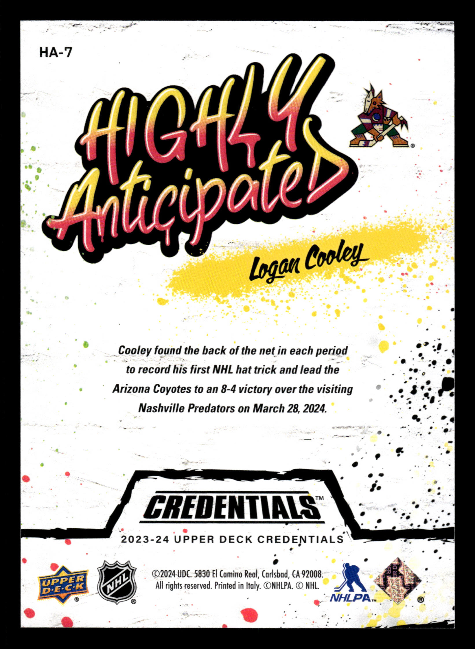 Card back