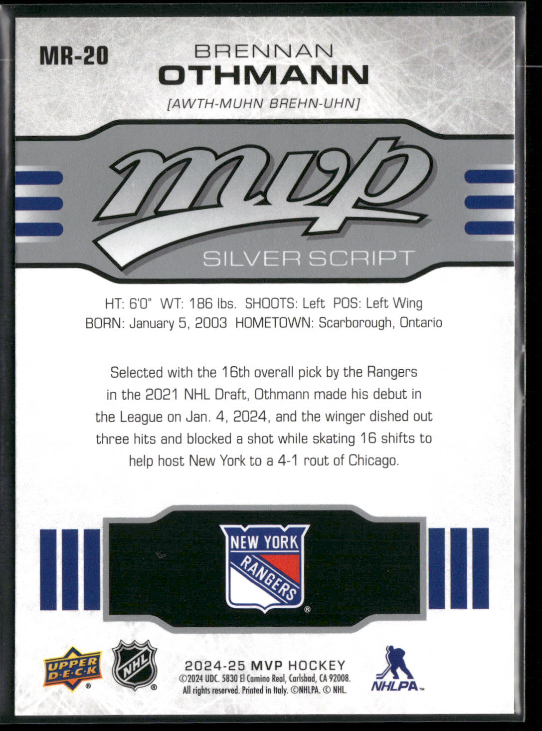 Card back