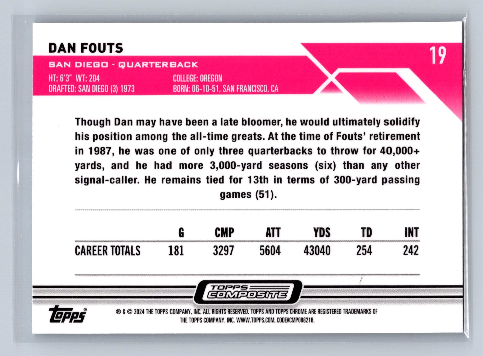 Card back
