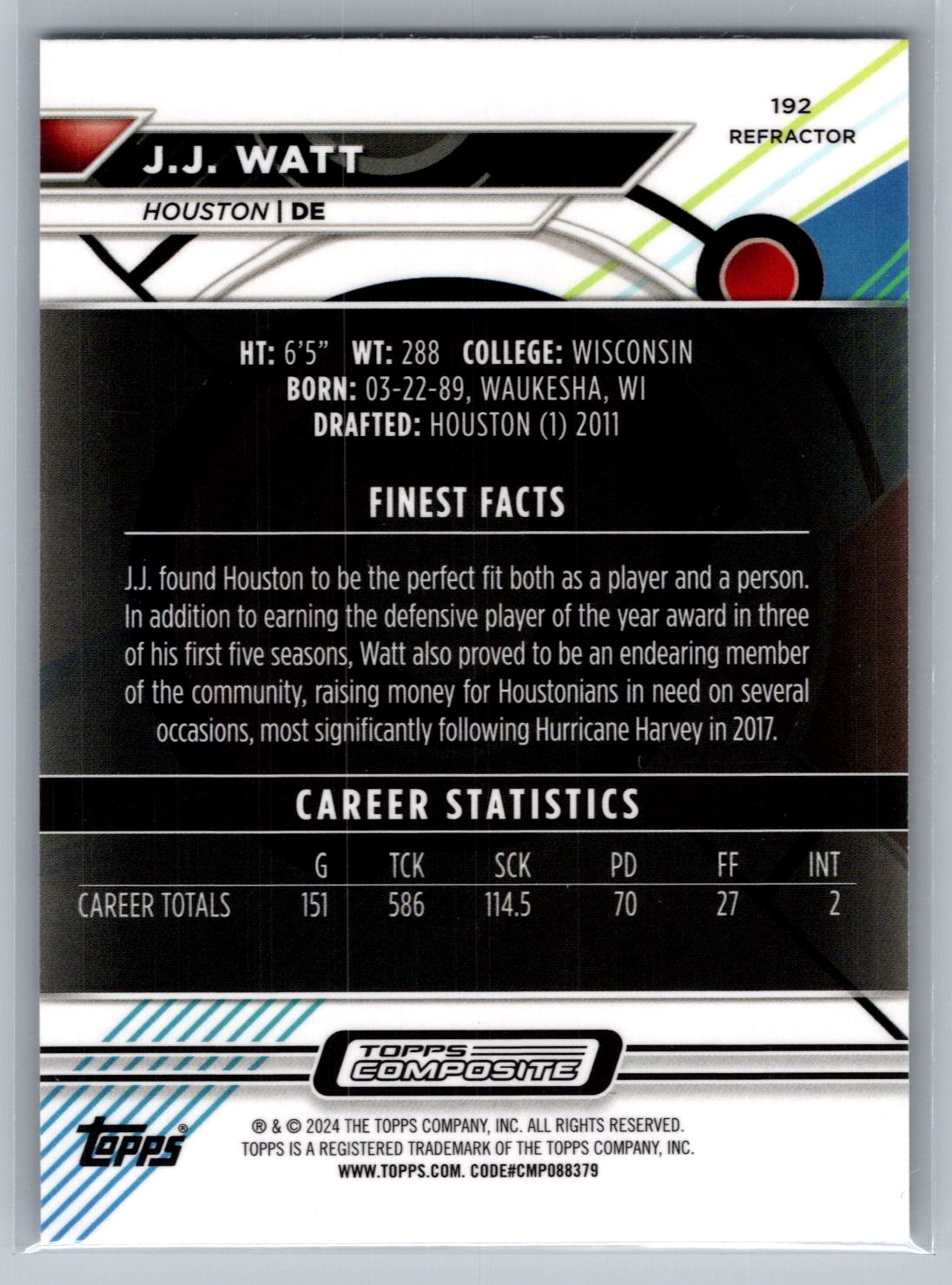 Card back