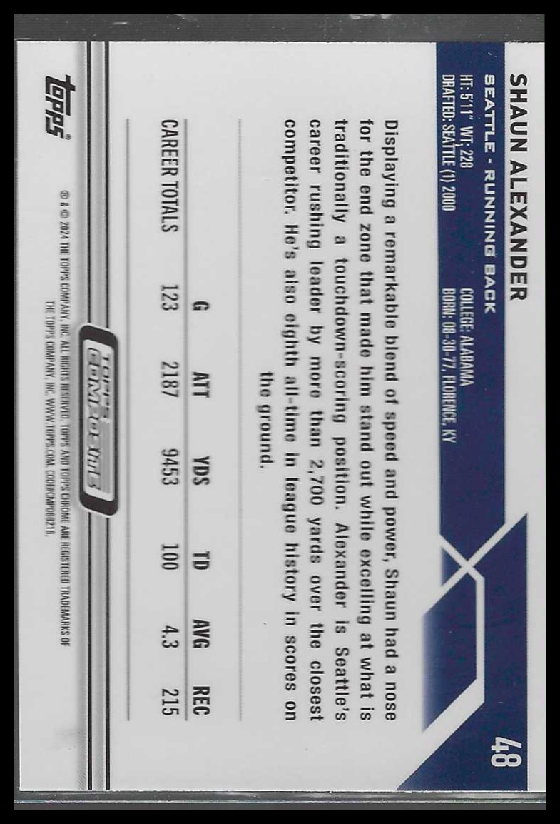 Card back