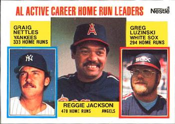 AL Active Career Home Run Leaders (Reggie Jackson / Graig Nettles / Greg Luzinski) ACL