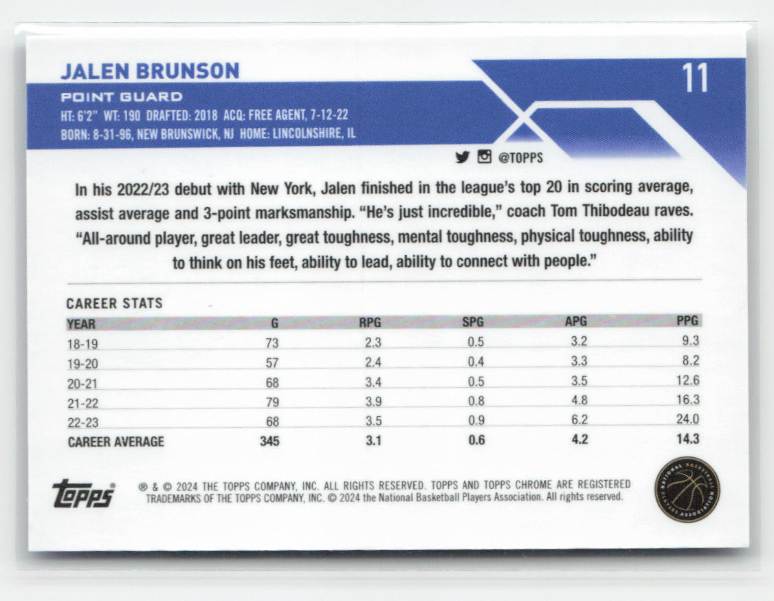 Card back