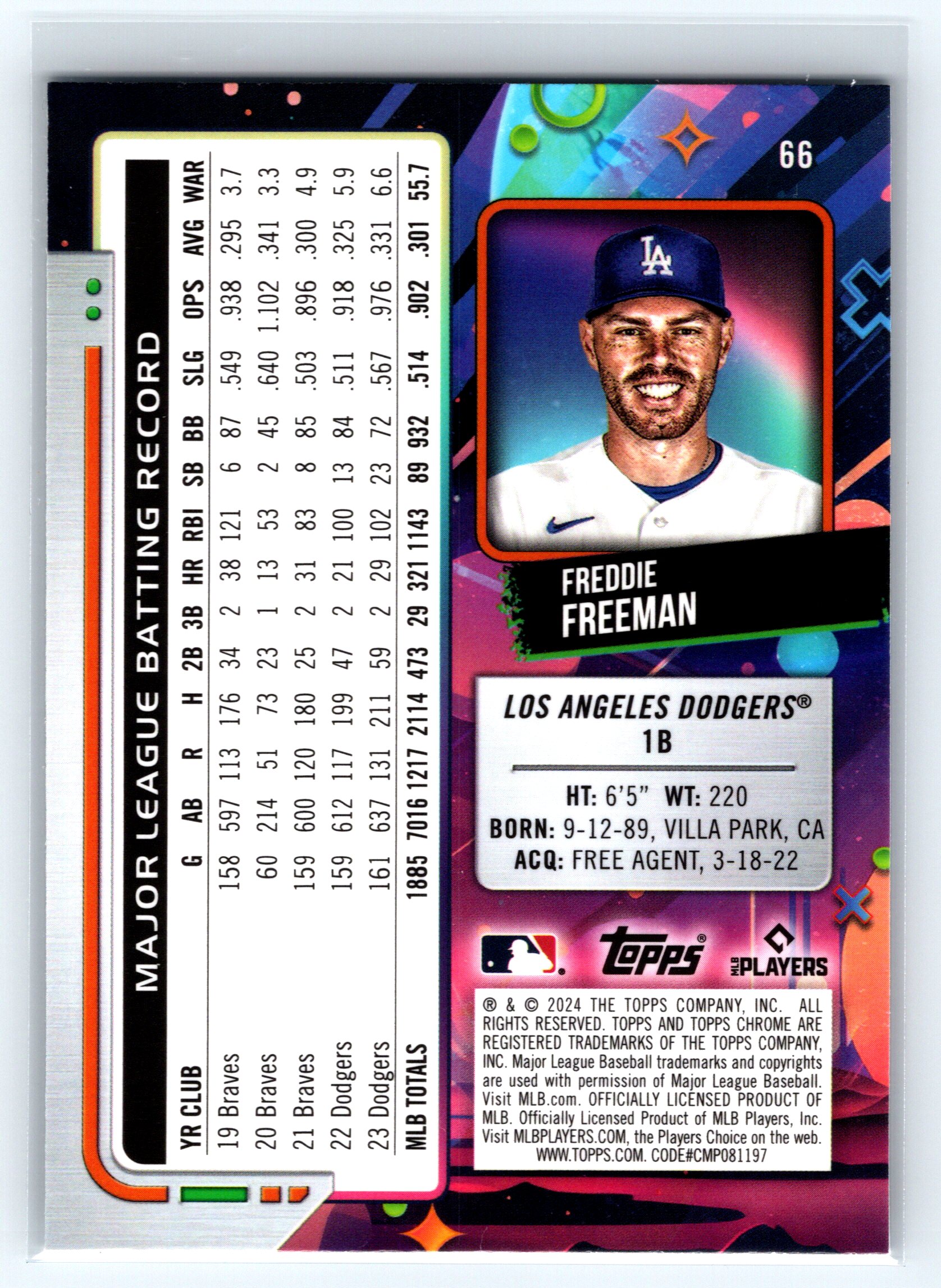 Card back