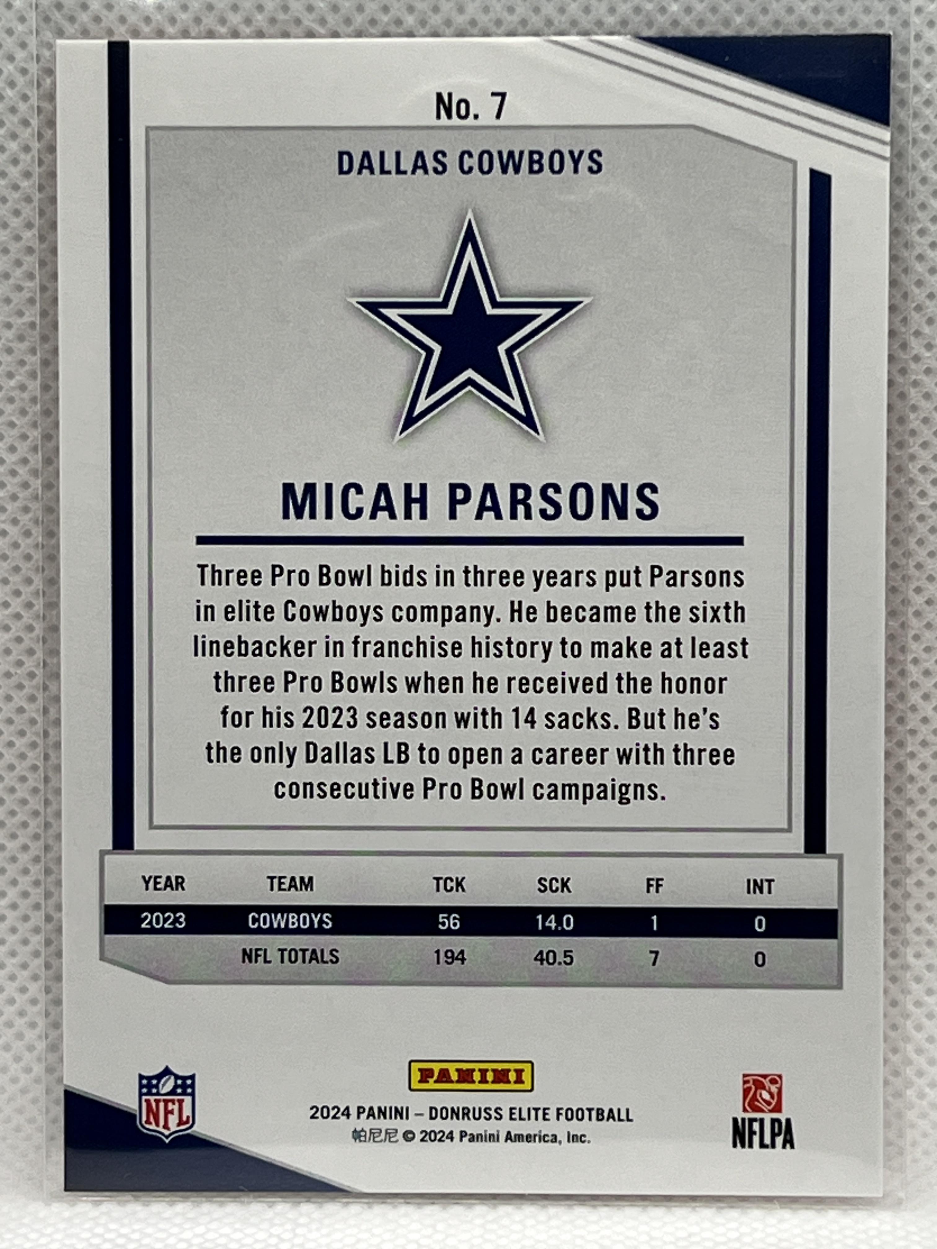 Card back