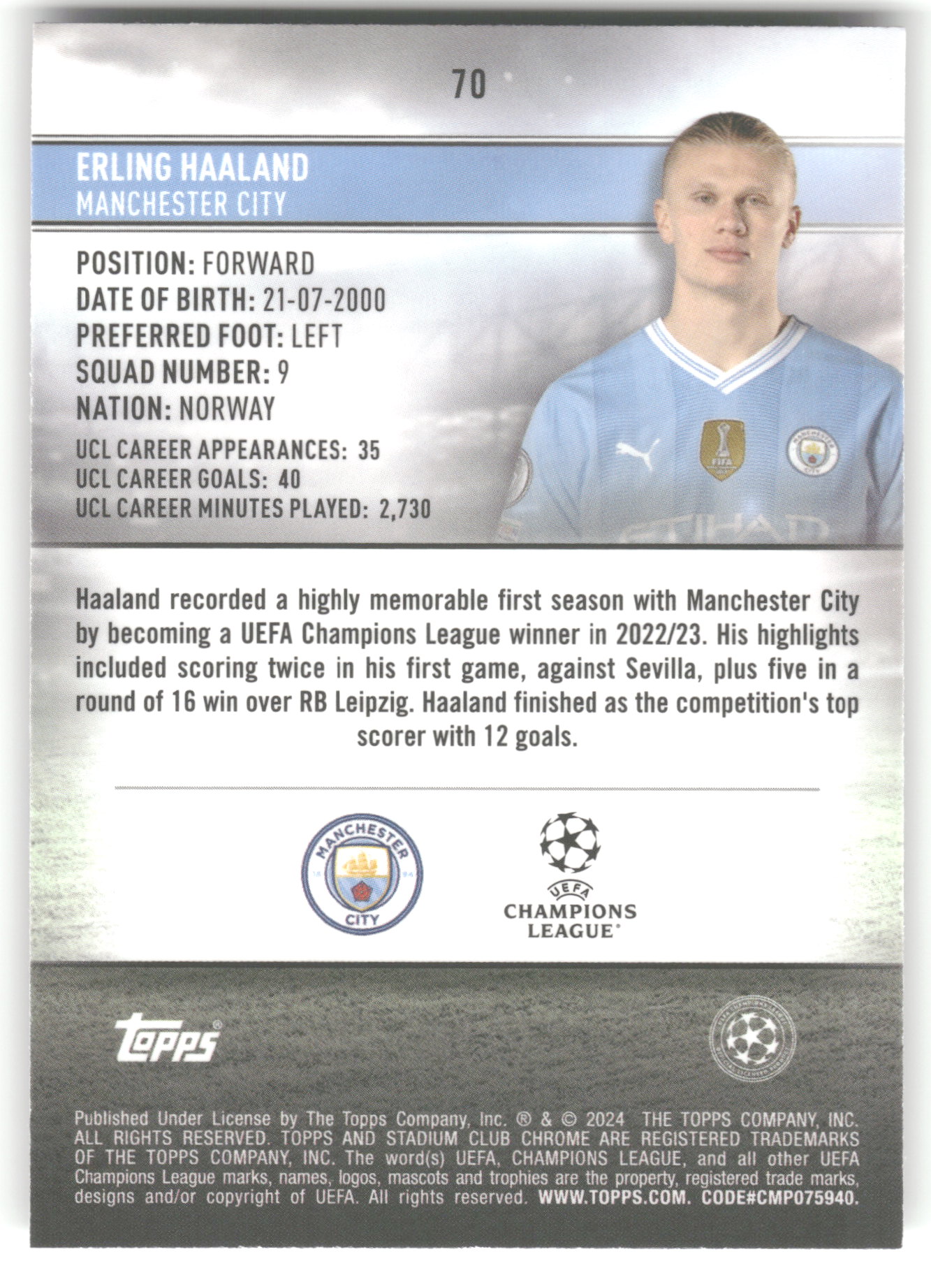 Card back