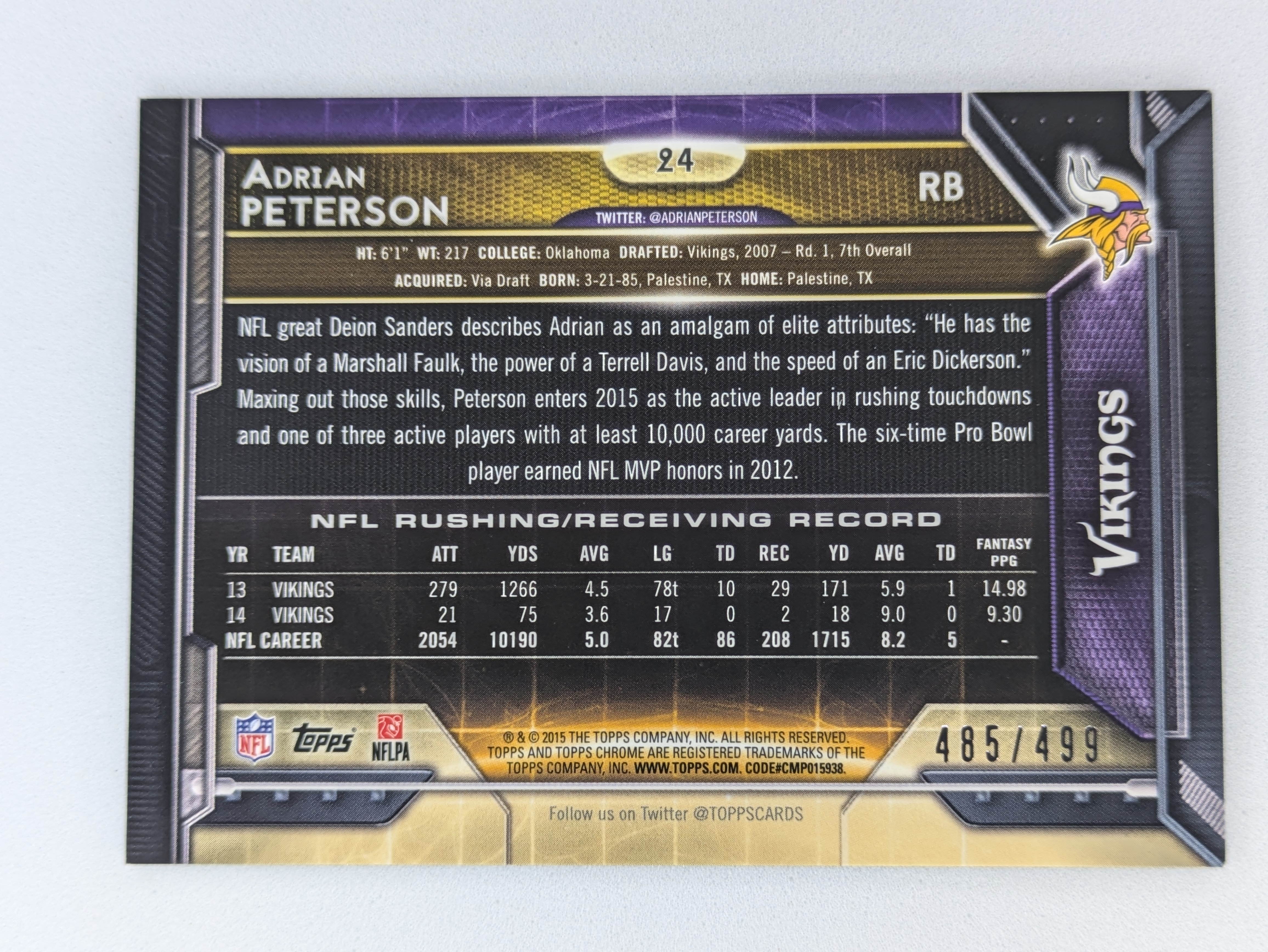 Card back