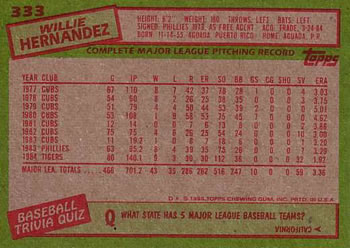 Card back