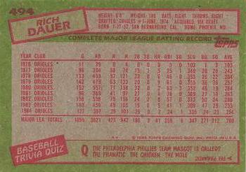Card back
