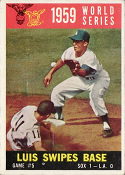 1959 World Series Game #5 - Luis Swipes Base