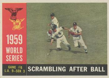1959 World Series Game #6 - Scrambling After Ball