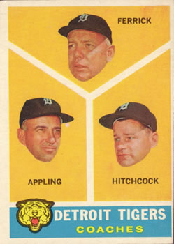 Detroit Tigers Coaches (Tom Ferrick / Luke Appling / Billy Hitchcock)