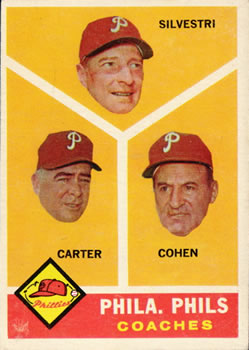 Phila. Phils Coaches (Ken Silvestri / Dick Carter / Andy Cohen)