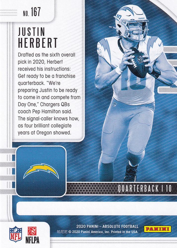 #167 Justin Herbert