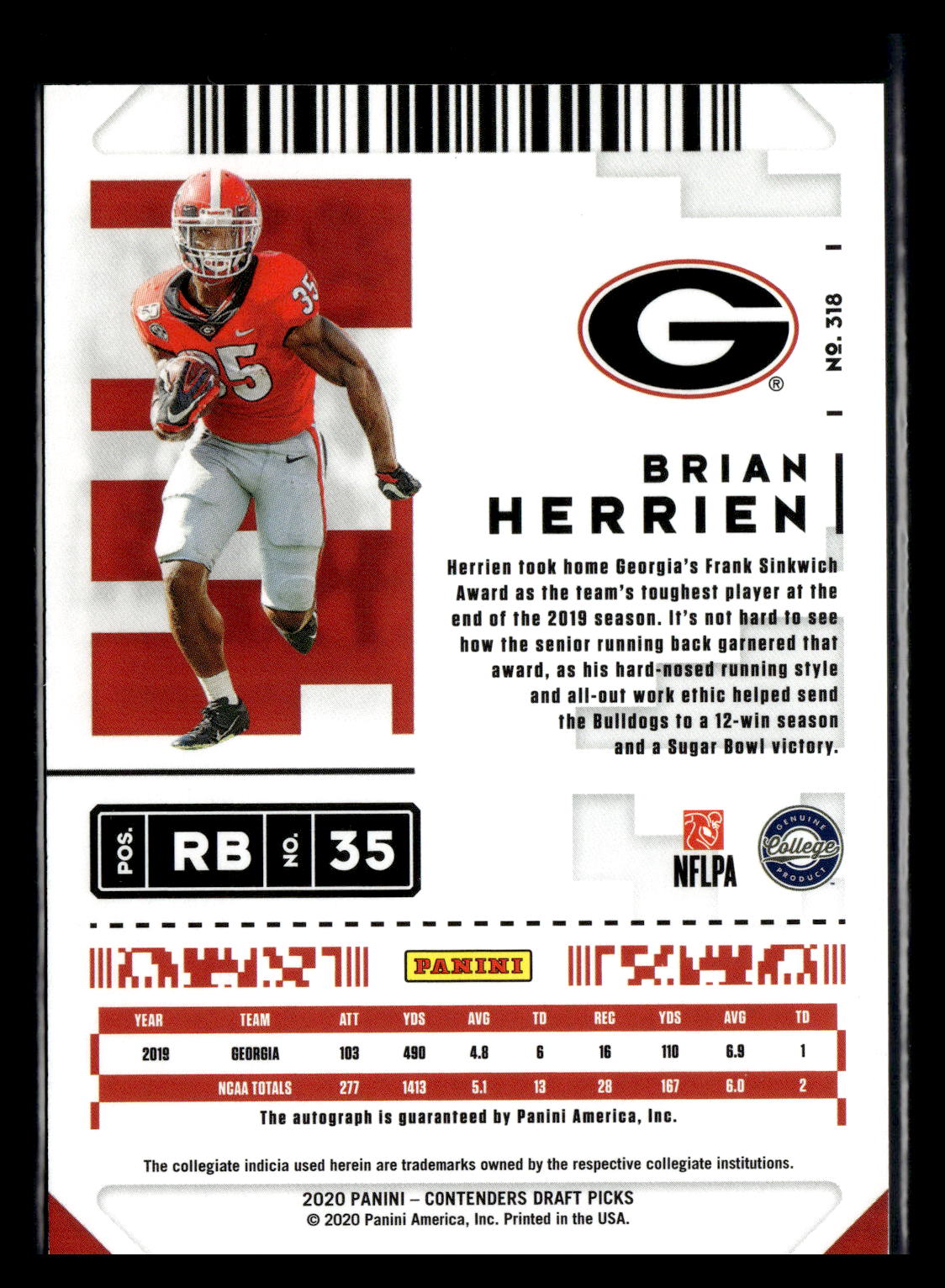 Card back