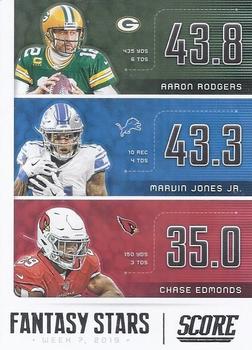 Aaron Rodgers / Chase Edmonds / Marvin Jones Jr.