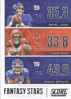 Daniel Jones / Saquon Barkley / Tyler Boyd