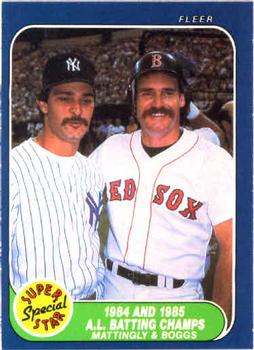 1984 and 1985 A.L. Batting Champs (Don Mattingly / Wade Boggs)