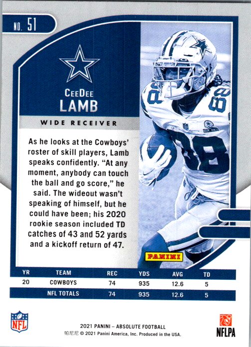 Card back
