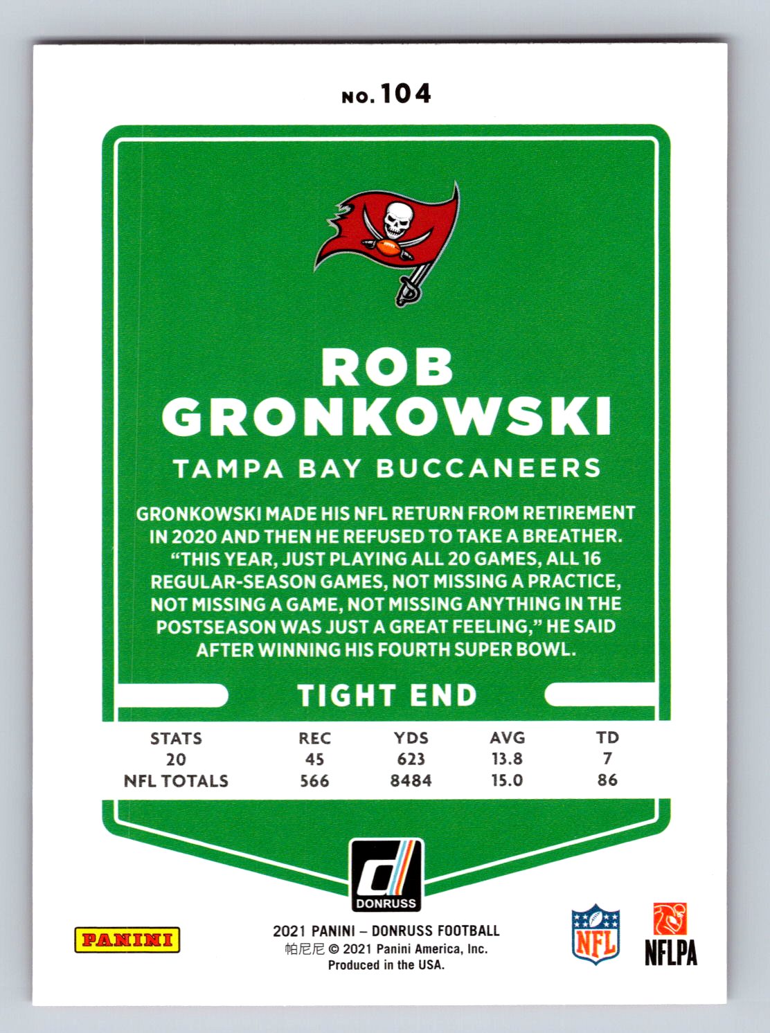 Card back