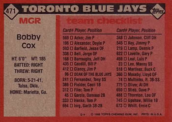 Card back
