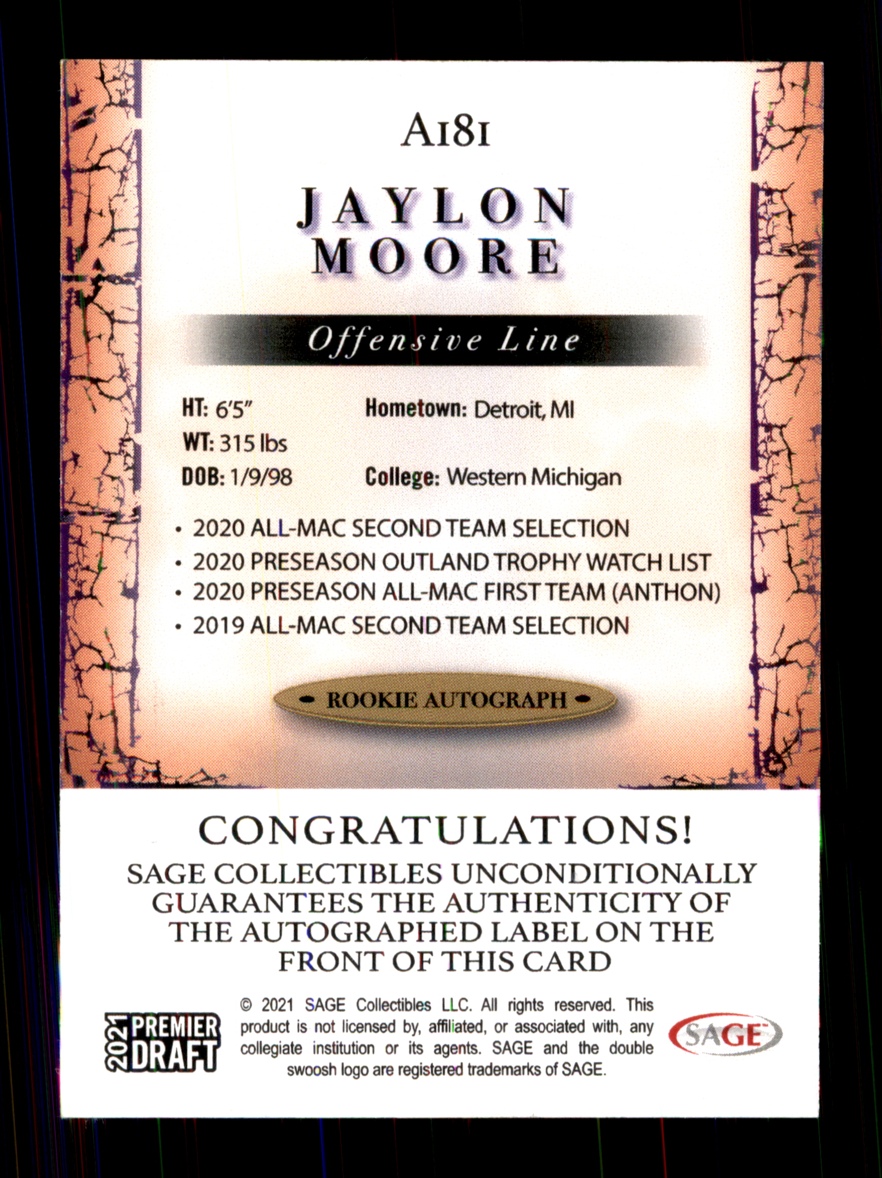 Card back