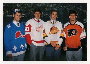 Top Ten Draft Picks Checklist (Owen Nolan / Keith Primeau / Petr Nedved / Mike Ricci) FRDP,