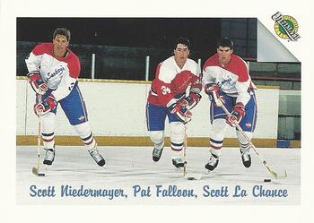 Scott Niedermayer / Pat Falloon / Scott Lachance