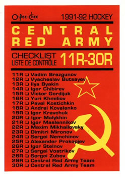 Russian Checklist