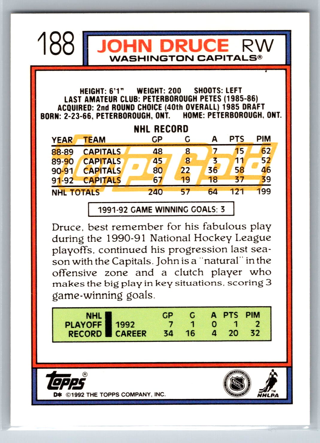 Card back