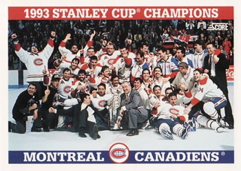 1993 Stanley Cup Champions 