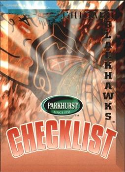 Blackhawks Checklist