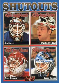 Shutouts (Jim Carey / Martin Brodeur / Chris Osgood / Daren Puppa)