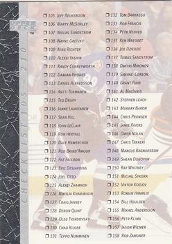 Checklist: 105-210