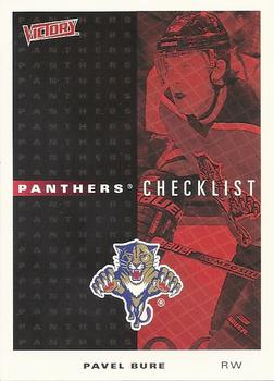 Panthers Checklist