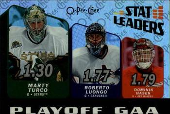 Dominik Hasek / Roberto Luongo / Marty Turco