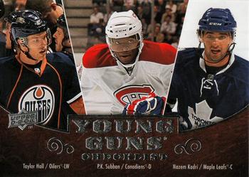 Young Guns Checklist (Taylor Hall / P.K. Subban / Nazem Kadri)